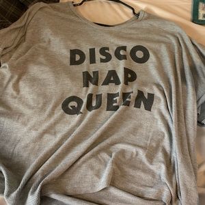 Wildfox disco nap queen long sleeve size L